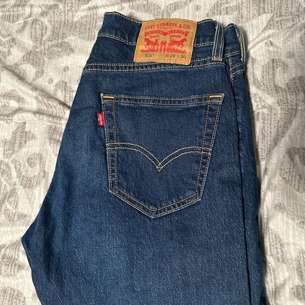 Levi's Classic Indigo Straight Jeans